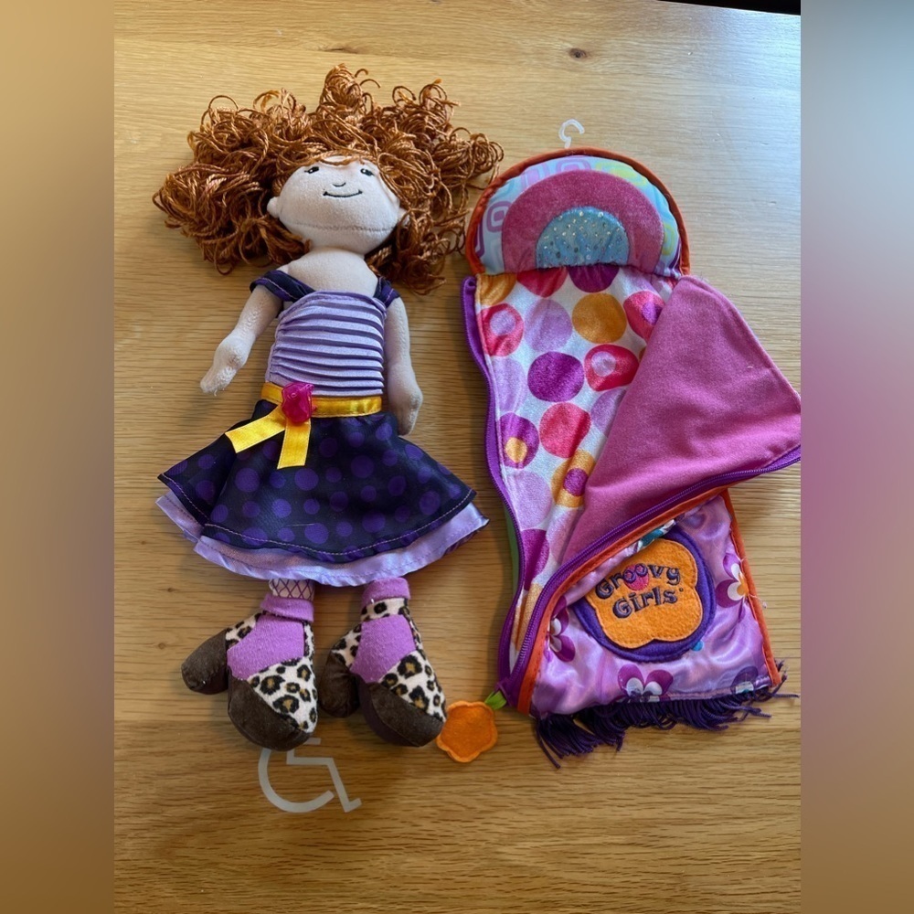 Manhattan Toy Company Groovy Girl Doll And Sleeping Bag